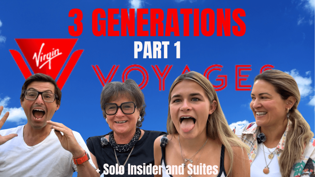 3 Generations on Virgin Voyages: Day 1 on Scarlet Lady (Cabin Tours + CEO Sailaway Speech + Mel&nbsp;C)
