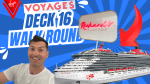 Virgin Voyages Deck 16 walkthrough thumbnail showing Richard’s Rooftop on Resilient Lady